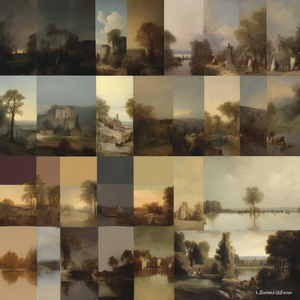 Ουρανογραφίες και καινοτομία στη σύγχρονη τέχνη με τοπίων και φύσης πίνακες ζωγραφικής.